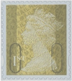 2009 GB - SGU2983a 1st Gold (W) Missing "A" from NAFAS PM18 MNH